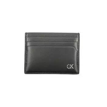 Черный кожаный кошелек Calvin Klein