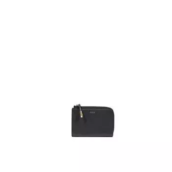 Черный кожаный кошелек Furla