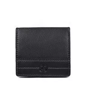 Черный кожаный мужской кошелек Miguel Bellido, черный