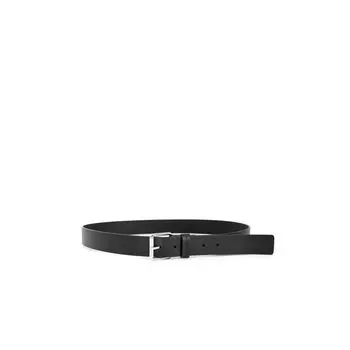 Черный кожаный ремень Calvin Klein