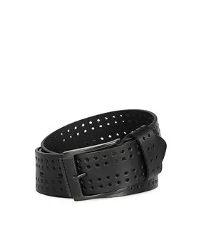 Черный кожаный ремень Jaslen, черный