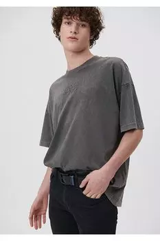 Черный кожаный ремень Mavi