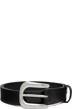 Черный кожаный ремень Stevie rag & bone