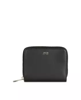 Черный кожаный женский кошелек Georgia с RFID-защитой Jaslen, черный