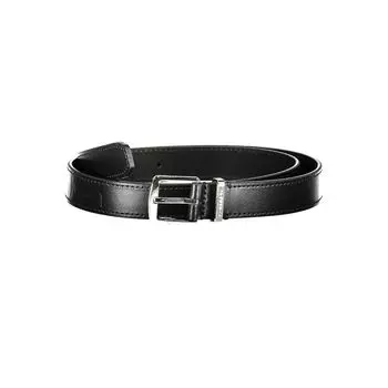 Черный кожаный женский ремень Calvin Klein