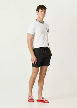 Черный купальник с завязками на талии Dolce&Gabbana