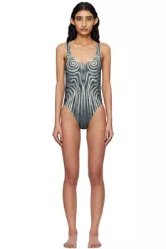 Черный купальник «The Spirale» Jean Paul Gaultier