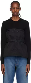 черный лиф майка Maison Margiela