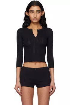 Черный «Малыш» Хенли Cou Cou