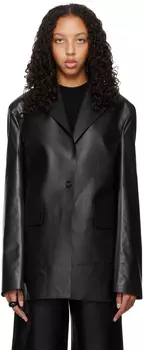 Черный масляный блейзер KASSL Editions