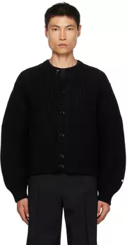 Черный массивный кардиган Recto