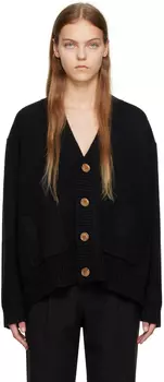 Черный мега-кардиган HOPE