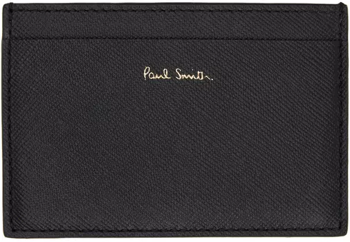 Черный мини-холдер для карт с принтом Mountain Paul Smith