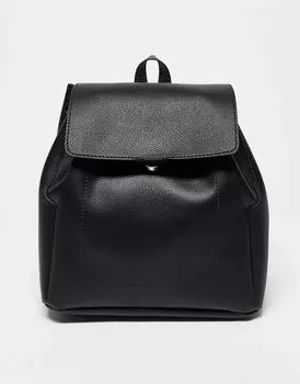 Черный мягкий мини-рюкзак ASOS