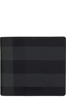 Черный MS Bill Coin кошелек двойного сложения Burberry