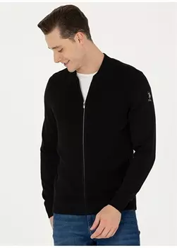 Черный мужской кардиган U.S. Polo Assn.