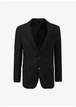 Черный мужской костюм приталенного кроя с нормальной талией 4A3124100003 Altnyldz Classics, черный