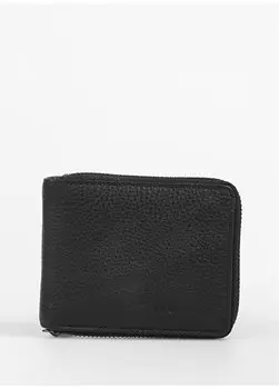 Черный мужской кожаный кошелек 11X9x2 см Frk 332 Flt Fabrika, черный