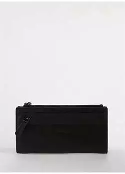 Черный мужской кожаный кошелек 19x9x3 смfrk 337 Crayz Leather Black Fabrika, черный