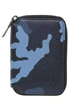 Черный мужской кожаный кошелек CAR 7 SMALL WEDGE CAMOUFLAGE Carrera, черный