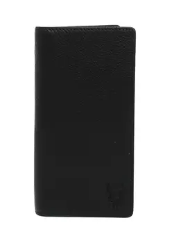 Черный мужской кожаный кошелек Carrera