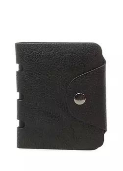 Черный мужской кожаный кошелек Carrera