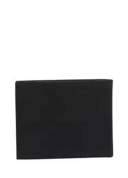 Черный мужской кожаный кошелек Fabrika