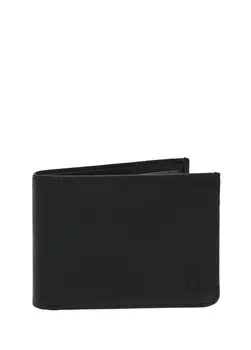 Черный мужской кожаный кошелек Fabrika