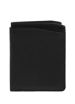 Черный мужской кожаный кошелек Limon