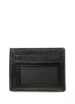 Черный мужской кожаный кошелек Limon