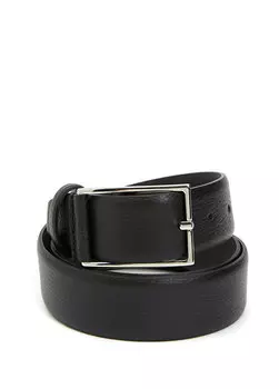 Черный мужской кожаный ремень Beymen
