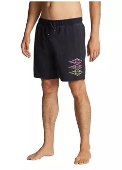 Черный мужской купальник-шорты Billabong