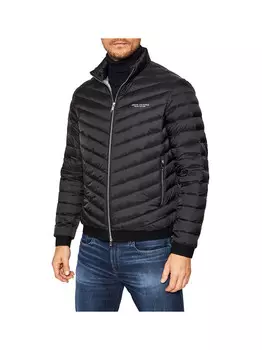 Черный мужской пуховик Armani Exchange