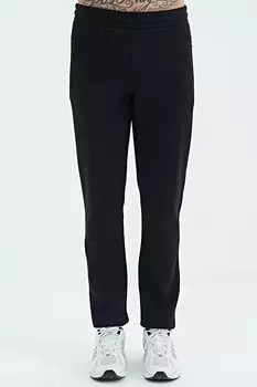 Черный мужской спортивный костюм с карманами на молнии Carlo AIR JONES