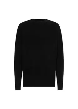Черный мужской свитер с круглым вырезом Calvin Klein