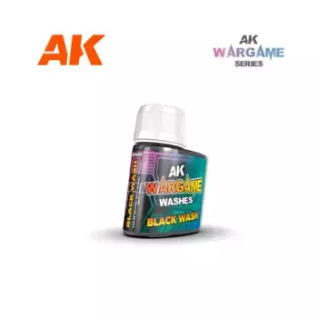 Черный мыть, Paint - Wargame Washes (AK-Interactive)