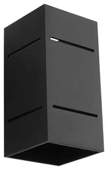 Черный настенный светильник квадратный вверх вниз современный алюминиевый декоративный настенный светильник G9 ARRIA для гостиной, прихожей Licht-Erlebnisse