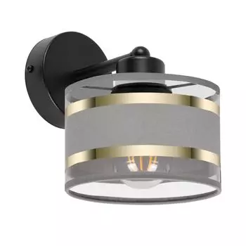 Черный настенный светильник WAND-TI-1010SC-GR настенный светильник alfalux