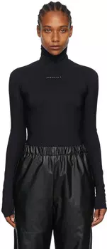 Черный нейлоновый боди MM6 Maison Margiela