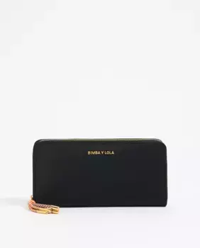 Черный нейлоновый горизонтальный женский кошелек Bimba y Lola, черный