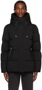 Черный нейлоновый пуховик Mackage