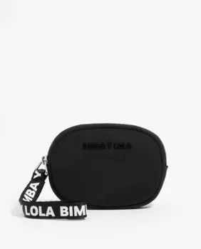 Черный нейлоновый женский кошелек овальной формы Bimba y Lola, черный