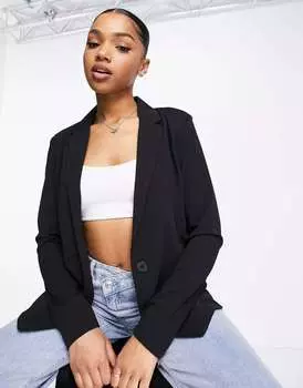Черный непринужденный блейзер JDY