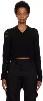 Черный нетронутый двусторонний свитер Our Legacy