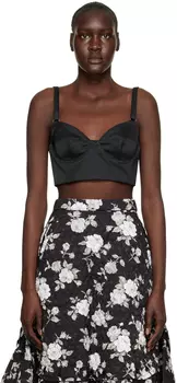 Черный Обри Бюстье Erdem