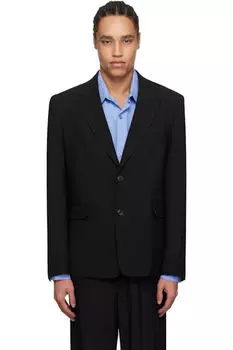 Черный однобортный блейзер mfpen