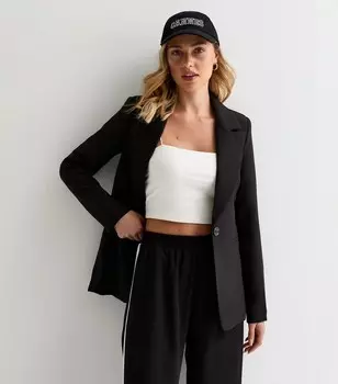 Черный однобортный пиджак Gini London Gini London, черный