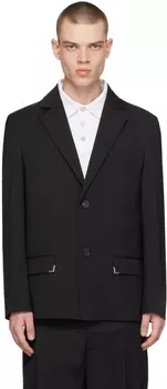 Черный однобортный пиджак Han Kjobenhavn
