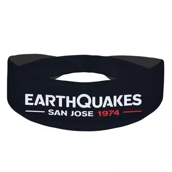 Черный - Охлаждающая повязка на голову с альтернативным логотипом San Jose Earthquakes