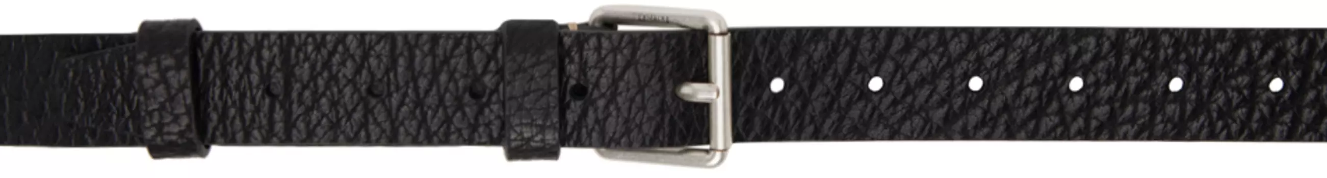 Черный перевернутый ремень 30 LEMAIRE